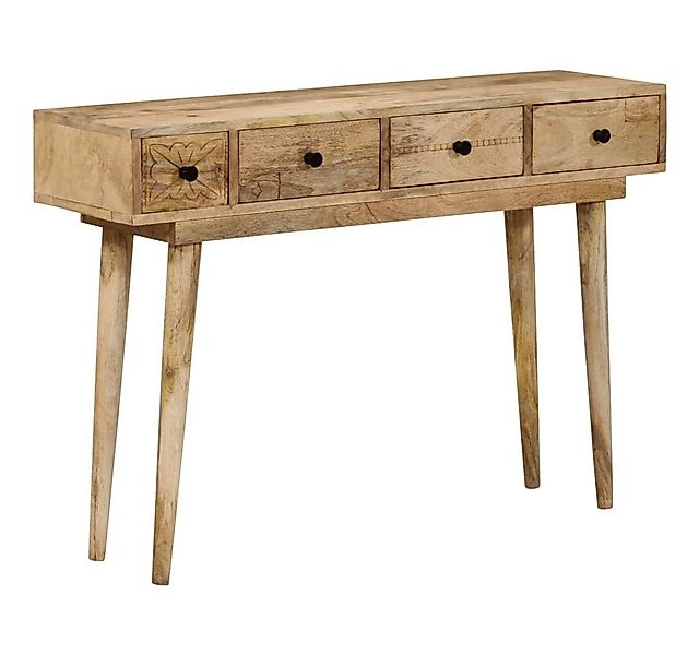 vidaXL Beistelltisch Konsolentisch 110x30x75 cm Massivholz (1-St) günstig online kaufen