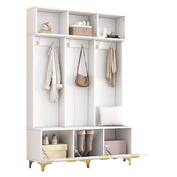 MODFU Garderoben-Set für Ihren Eingangsbereich, (Flurgarderobe, günstig online kaufen