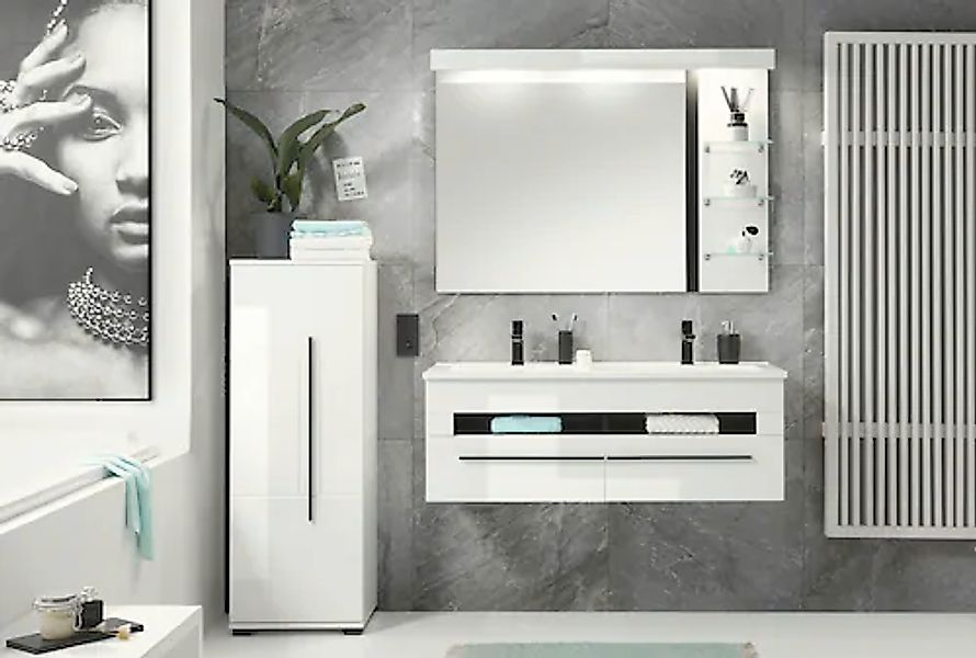 INOSIGN Badmöbel-Set »Cantara, Bad im modernen Design, 3-teiliges Badezimme günstig online kaufen