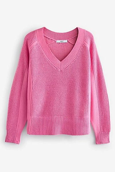 Next V-Ausschnitt-Pullover Kuscheliger Pullover mit V-Ausschnitt (1-tlg) günstig online kaufen