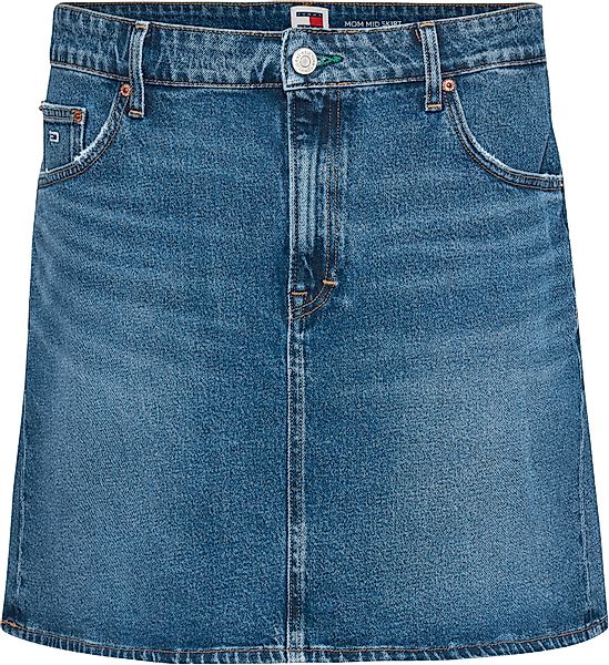 Tommy Jeans Curve Jeansrock "CRV MOM UH SKIRT AH6158", Webrock mit Logostic günstig online kaufen