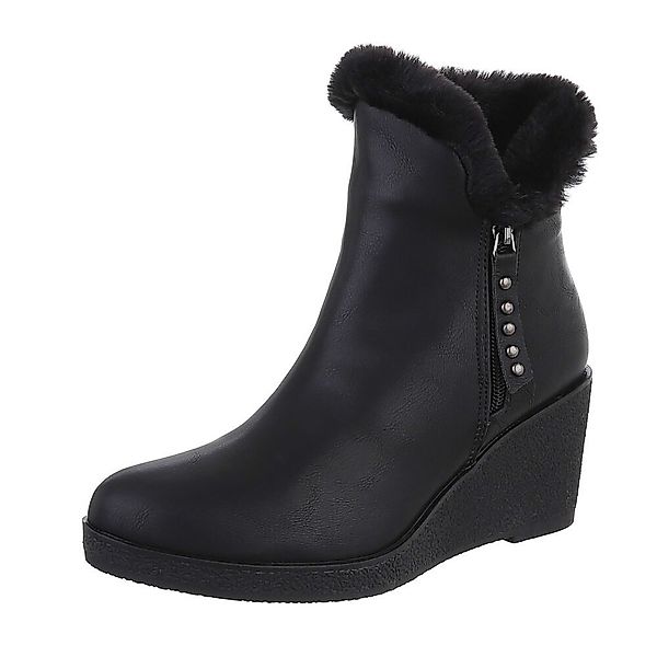 Ital-Design Damen Freizeit Keilstiefelette (87108693) Keilabsatz/Wedge günstig online kaufen