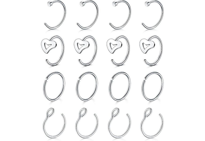 LuxusKollektion Nasenpiercing-Set Nasenpiercing Fake Nasenring Septum 20G 1 günstig online kaufen