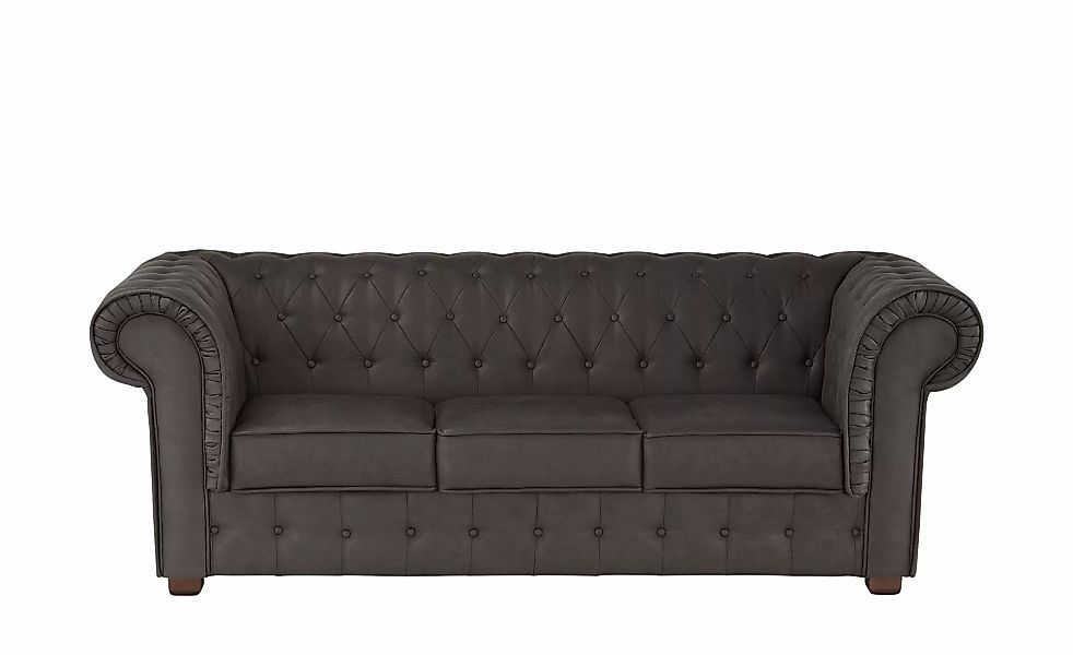 Sofa   Chester  ¦ grau ¦ Maße (cm): B: 215 H: 77 T: 94.0 Polstermöbel > Sof günstig online kaufen