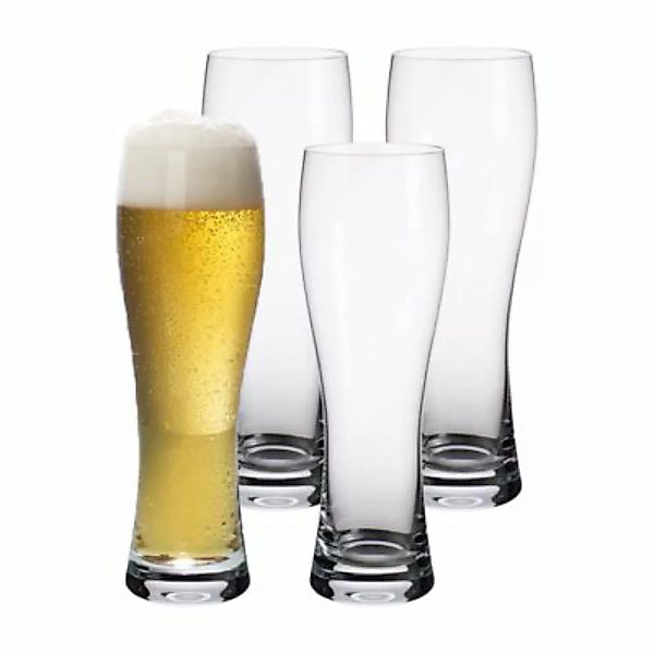 Villeroy & Boch PURISMO BEER Weizenbierglas Pilsstange 0,4l 4er Set Bierglä günstig online kaufen