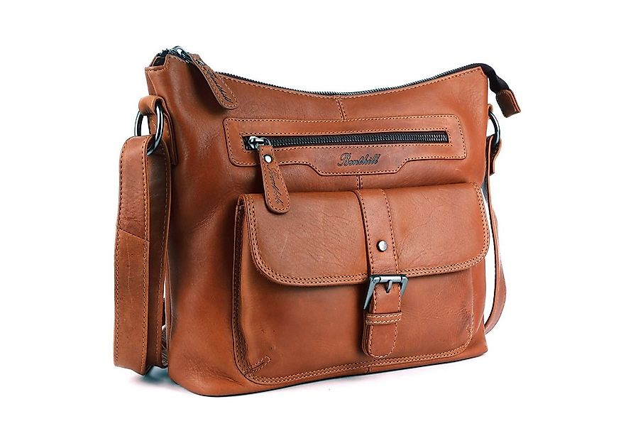 Benthill Handtasche Damen Echt Leder Umhängetasche Vintage Bag Shopper Schu günstig online kaufen