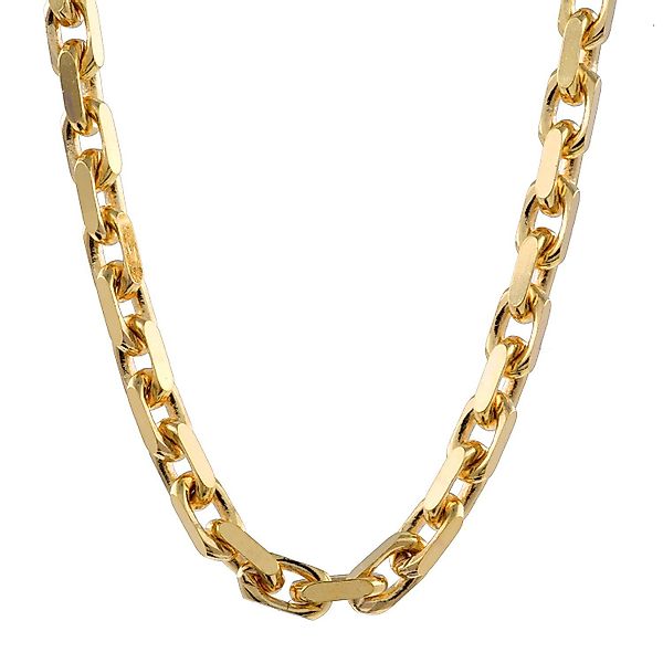 HOPLO Goldkette Ankerkette diamantiert Länge 42cm günstig online kaufen