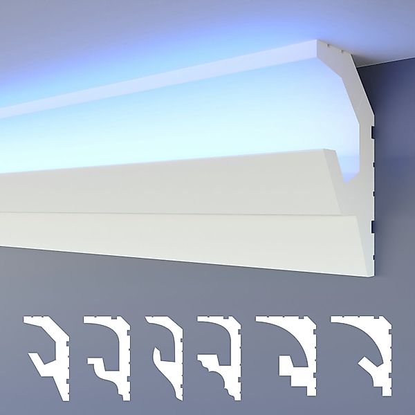 HEXIMO Eckprofil HLED 19 (LED Stuckleisten günstig online kaufen