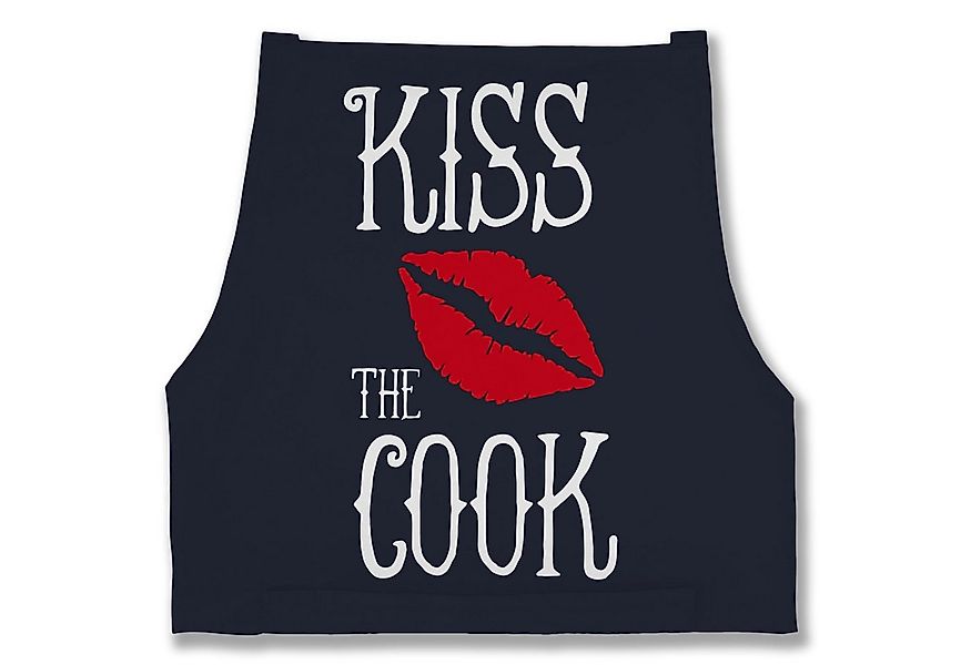 Shirtracer Kochschürze Kiss the cook I Geschenk Kochen, (1-tlg), Küchenschü günstig online kaufen