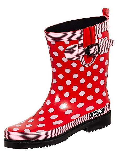 Bockstiegel Regenstiefel Dorin-K rot/multi Gummistiefel günstig online kaufen