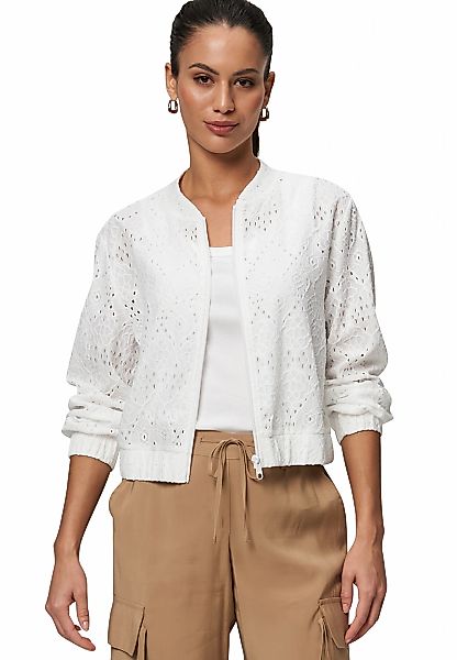 Zero Jackenblazer "zero Damen Jacke mit Lochstickerei", Lochmuster günstig online kaufen