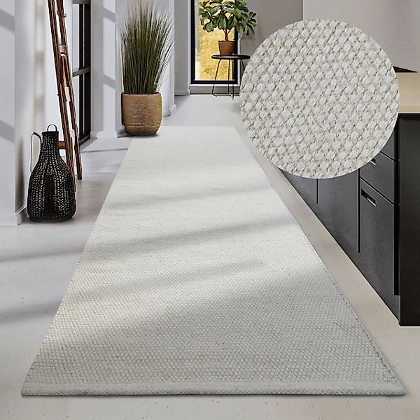 ELLE DECORATION Wollteppich »Pradesh« rechteckig 10 mm Höhe Handgewebt, Wol günstig online kaufen