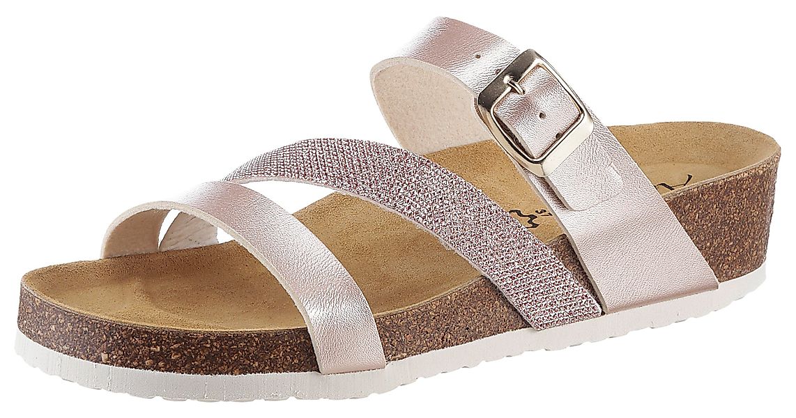 Aniston SHOES Pantolette, Keilabsatz, Sommerschuh, Schlappen günstig online kaufen