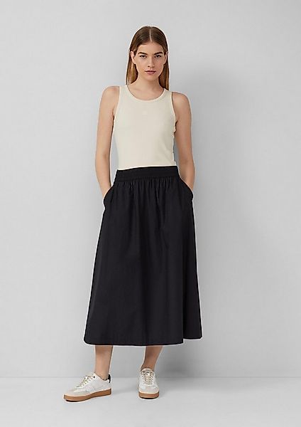 s.Oliver Midirock Rock Ausgestellter Rock aus Popeline im Relaxed Fit günstig online kaufen