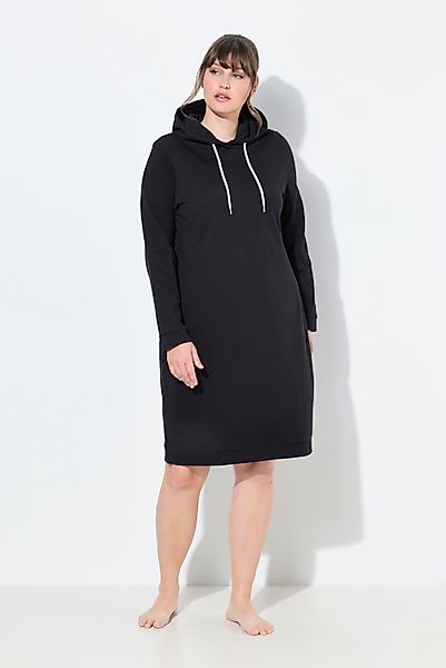Ulla Popken Schlafanzug Loungwear-Kleid Kapuze weich günstig online kaufen