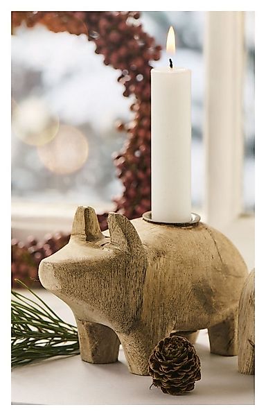 Ib Laursen Kerzenhalter Ib Laursen - Kerzenhalter Kerzenständer Unika Schwe günstig online kaufen