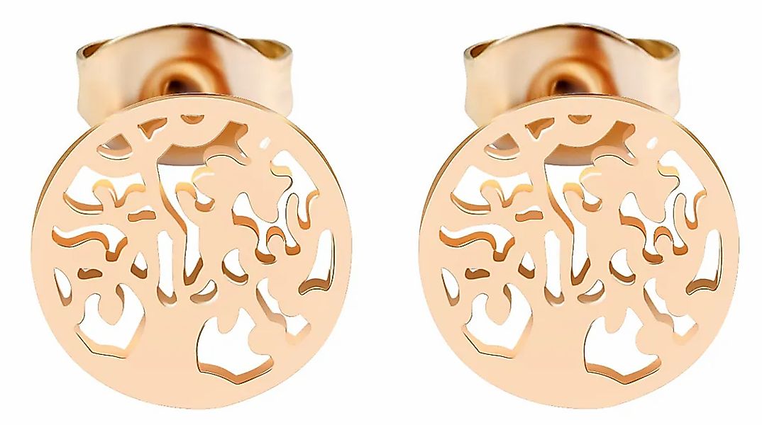 Adelia´s Paar Ohrhänger "Damen Ohrringe – Ohrstecker Lebensbaum aus Edelsta günstig online kaufen