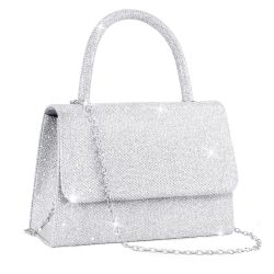 Coonoor Abendtasche Glitzernde Damen-Handtasche Elegante Schultertasche günstig online kaufen
