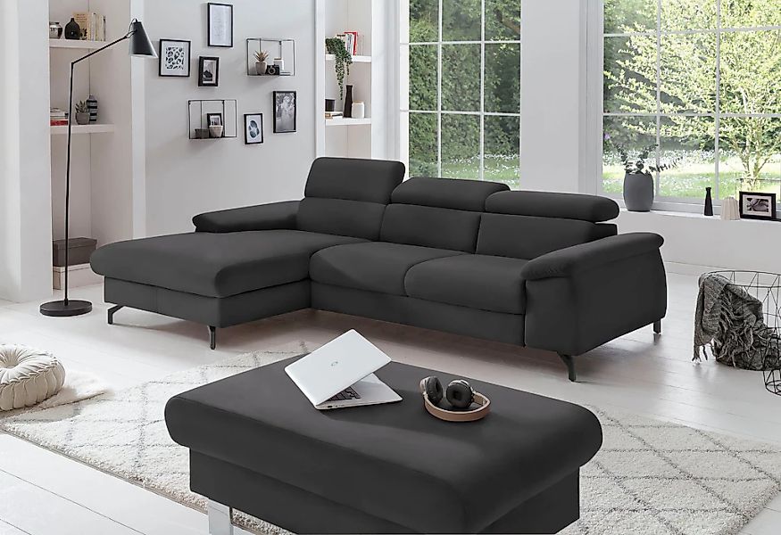 COTTA Polstergarnitur "Komaris L-Form", (Set), Set bestehend aus: Ecksofa m günstig online kaufen