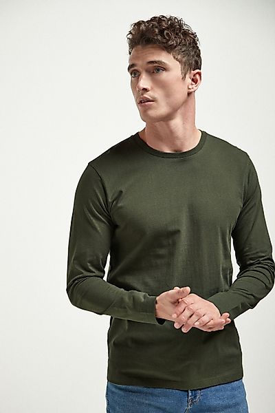 Next Langarmshirt Rundhalsshirt – Regular Fit günstig online kaufen