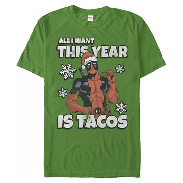 Marvel - Deadpool - Deadpool All I Want Is Tacos - Weihnachten - Männer T-S günstig online kaufen