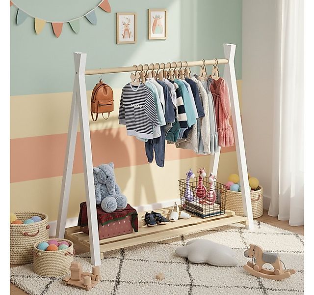 Bellabino Kleiderständer Ryck für Kinder im natürlichen Design, (mit weißen günstig online kaufen
