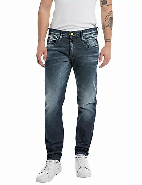 Replay Herren Jeans ANBASS - Slim Fit - Blau - Dark Blue Denim günstig online kaufen