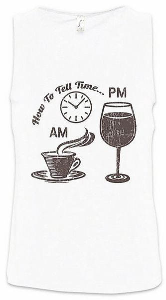 Urban Backwoods Tanktop How To Tell Time Ärmelloses T-Shirt Alkohol Betrunk günstig online kaufen