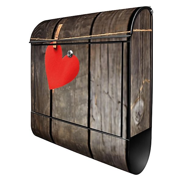 Banjado Design Briefkasten Schwarz Pulverbeschichtet 39x47x14cm 2 Schlüssel günstig online kaufen