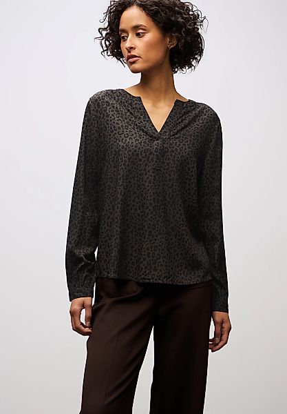 STREET ONE Langarmbluse mit Leo-Print, im Tunika-Stil günstig online kaufen