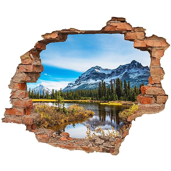 WallSpirit Wandtattoo Wanddurchbruch "Italienische Berge", Selbstklebend, günstig online kaufen