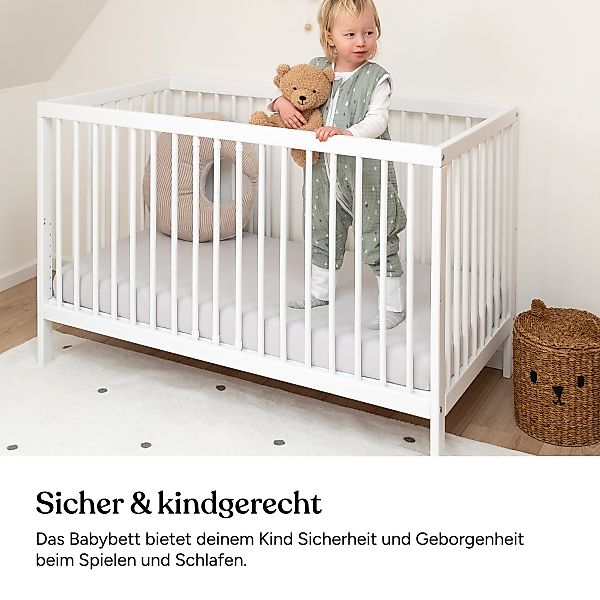 Ehrenkind Babybett PUR inkl. Matratze aus günstig online kaufen