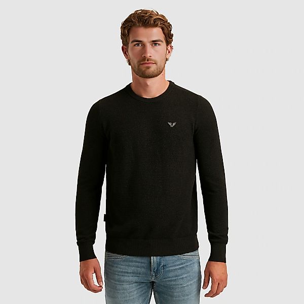 PME Legend Herren Rundhals Pullover R-NECK COTTON MODAL - Regular Fit günstig online kaufen