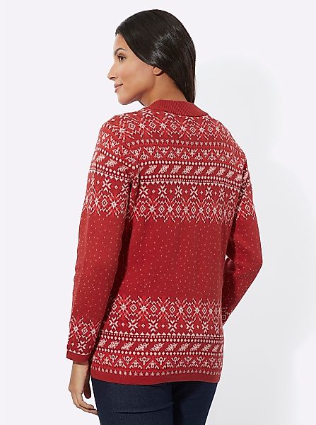 Classic Basics Jacquardstrickjacke günstig online kaufen