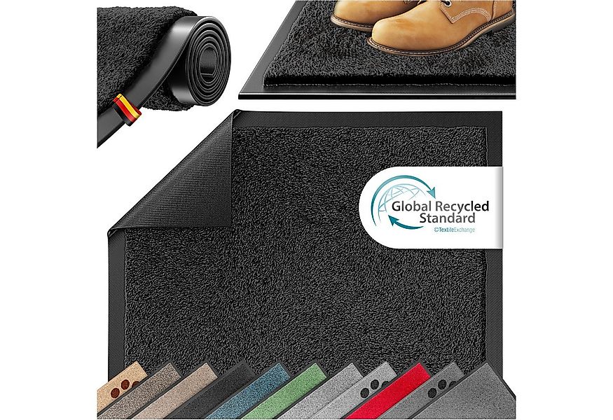 KESSER Fußmatte Schmutzfangmatte rutschfest für Innen- & Außenbereich, Höhe günstig online kaufen