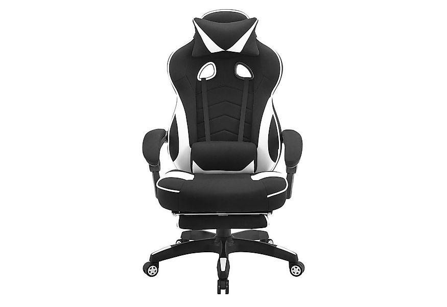 Woltu Gaming-Stuhl (1 St), Sportsitz, mit Fußstütze, Stoff, höhenverstellba günstig online kaufen