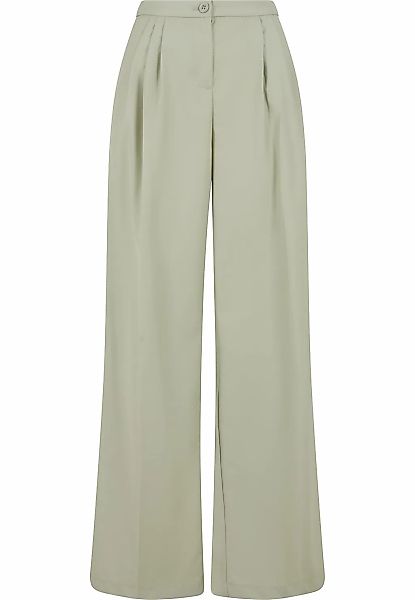 URBAN CLASSICS Stoffhose "Urban Classics Ladies Wide Leg Pants", (1 tlg.) günstig online kaufen