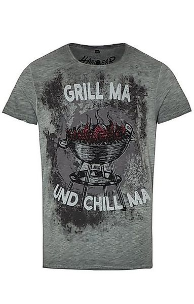 Hangowear T-Shirt T-Shirt GRILL & CHILL grey günstig online kaufen