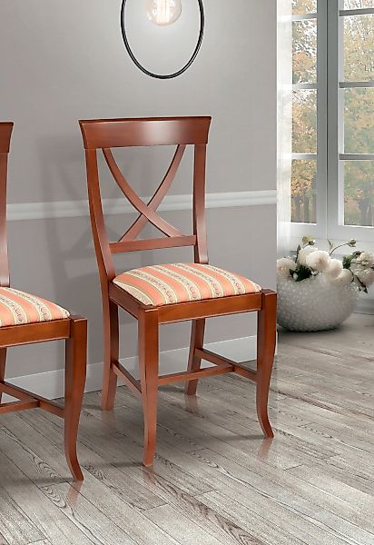 Home affaire 4-Fußstuhl "Monica" () 1 Stk. Baumwolle  Polyester Breite 44 c günstig online kaufen