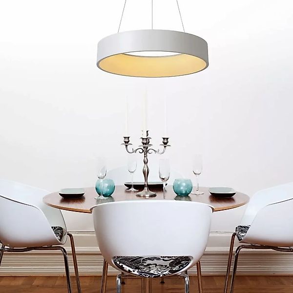 LED Pendelleuchte Talowe in weiß, 600mm günstig online kaufen