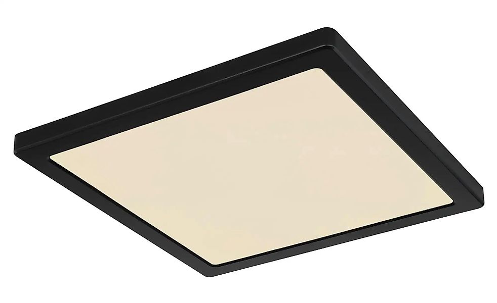 Globo Lighting Deckenleuchte   ¦ schwarz ¦ Maße (cm): B: 29,1 H: 1,7 T: 29. günstig online kaufen