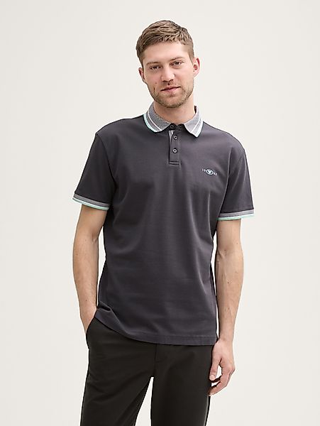 TOM TAILOR Poloshirt Piqué Poloshirt mit günstig online kaufen