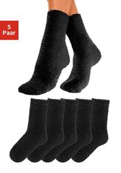 Lavana Kuschelsocken Packung, 5 Stk. tlg. ideal als Hausschuhersatz günstig online kaufen