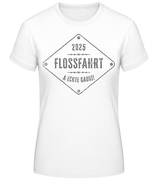 Flossfahrt 2024 A Echte Gaudi · Frauen Basic T-Shirt günstig online kaufen