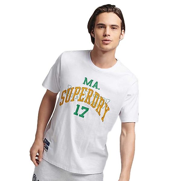 Superdry Code Varsity Arch Kurzärmeliges T-shirt L Optic günstig online kaufen