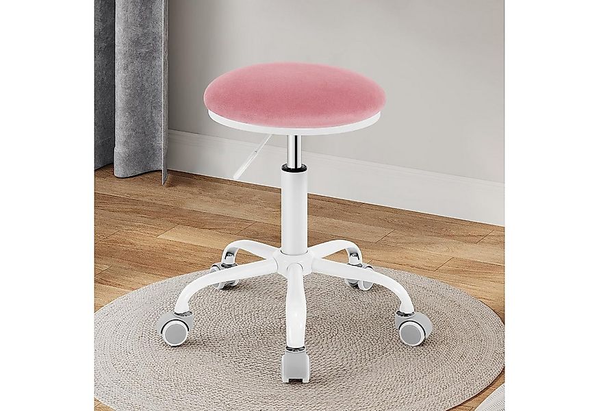 EUGAD Barhocker, Schminkstuhl höhenverstellbar drehbar, runder Hocker 360° günstig online kaufen