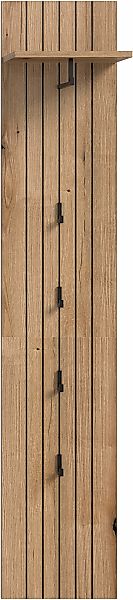 INOSIGN Garderobenpaneel "TATIO, Rillenfräsung, 4 Haken, 1 Kleiderstange, 1 günstig online kaufen