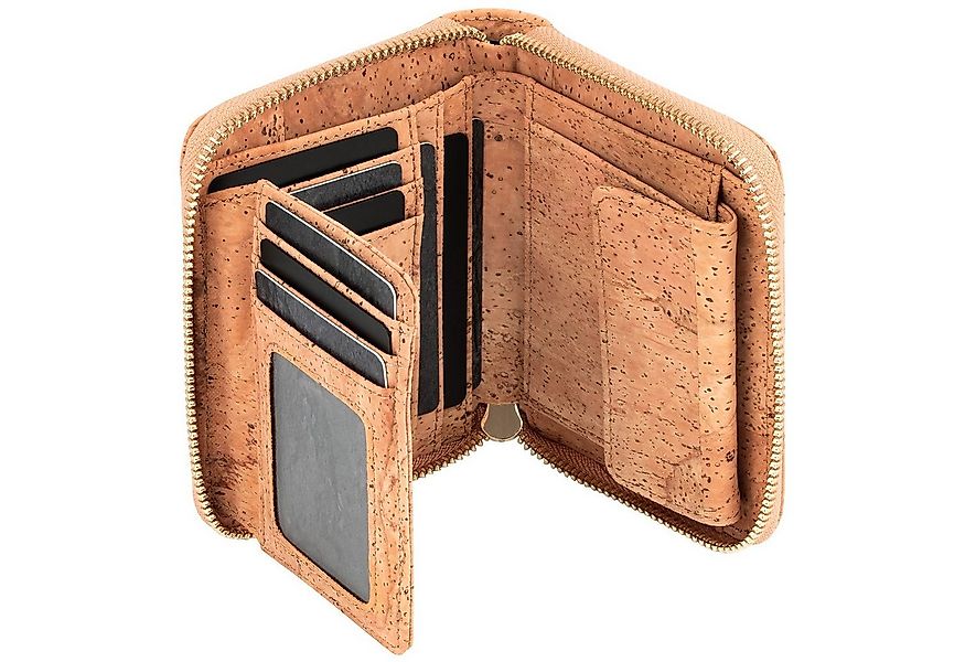 Simaru Geldbörse Naomi aus Kork, veganer Geldbeutel, wasserfest und robust, günstig online kaufen