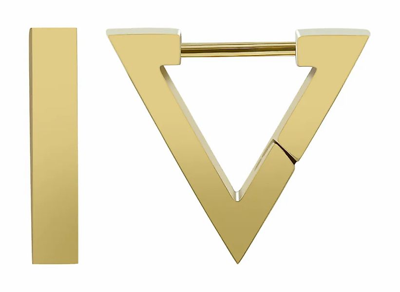 Adelia´s Klappcreolen "Damen Ohrringe – Klappcreole aus Edelstahl" Schöne G günstig online kaufen