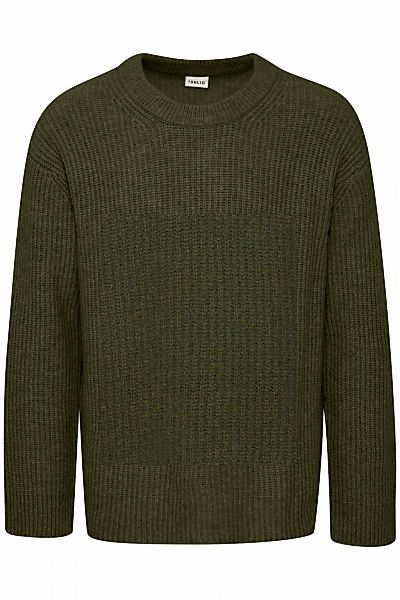 Solid Strickfleece-Pullover "Strickpullover SDNOHI" günstig online kaufen
